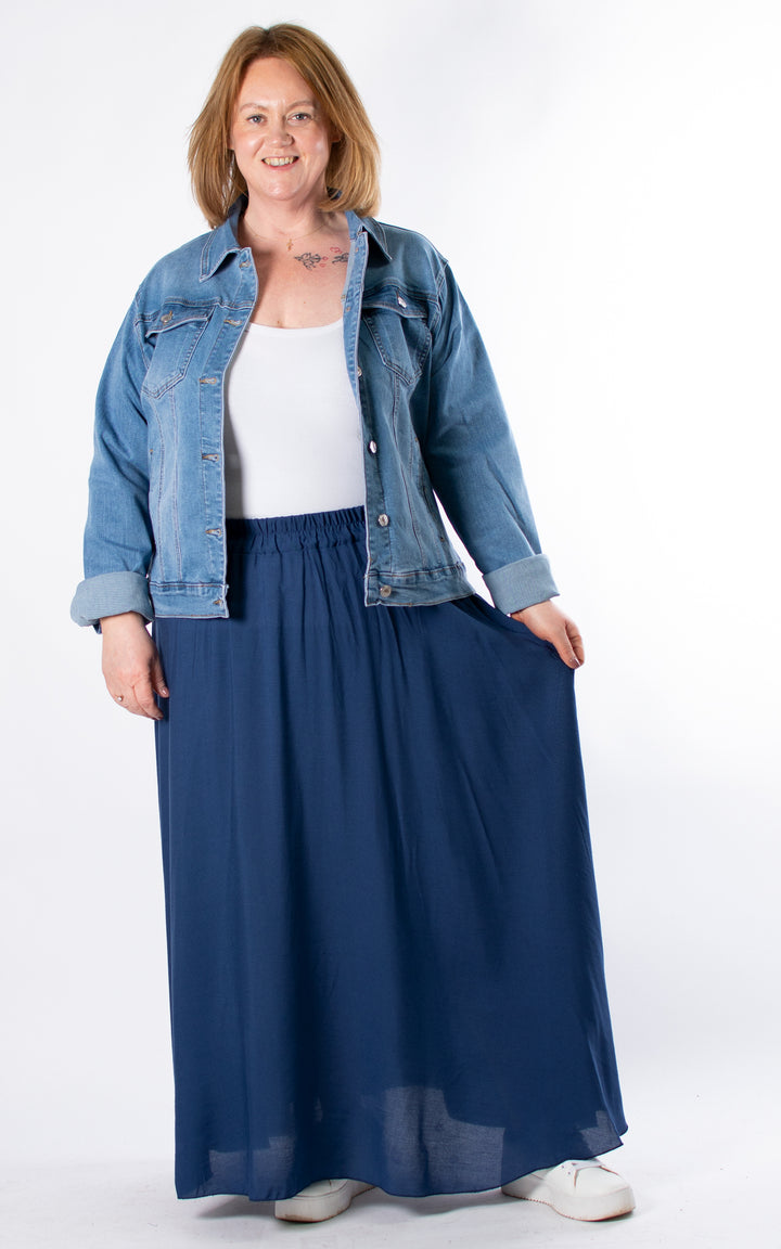 Alex Skirt | Dark Denim