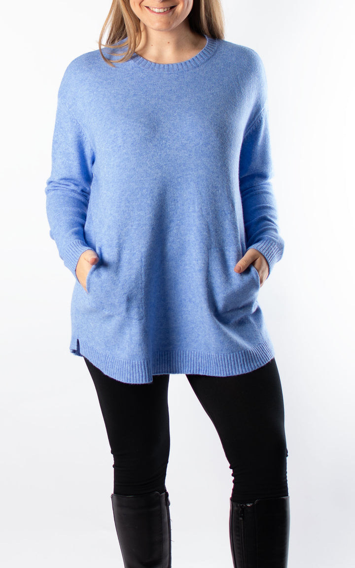 Amelia Scarf Jumper | Blue