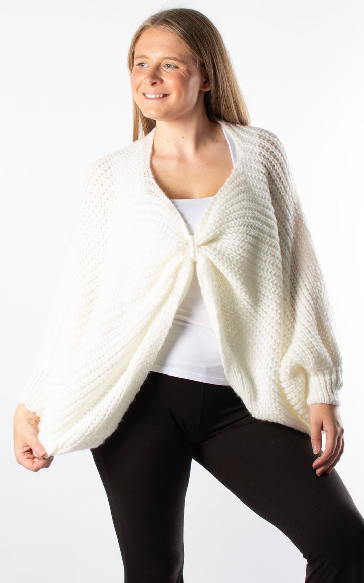 Angelina Oversized Knit | Winter White