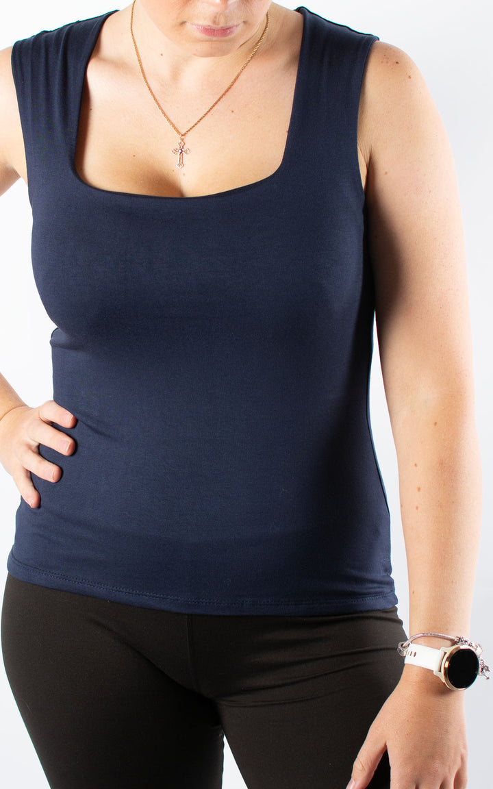 BASIC | Vest | Navy
