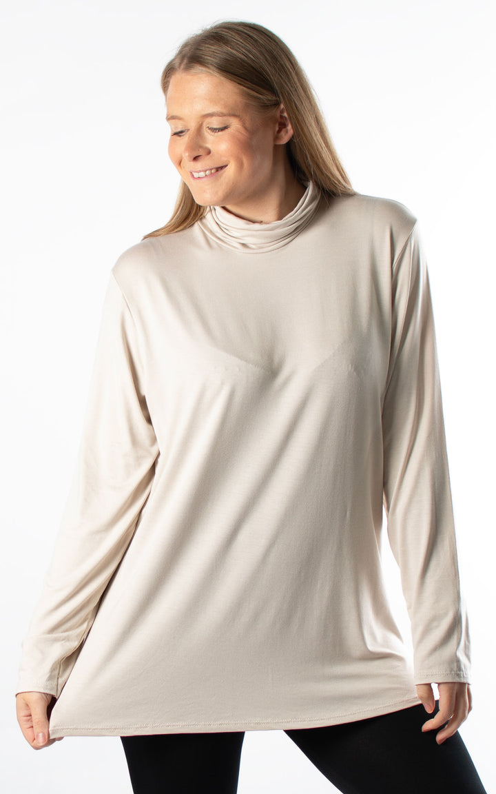 Basic Roll Neck | Beige