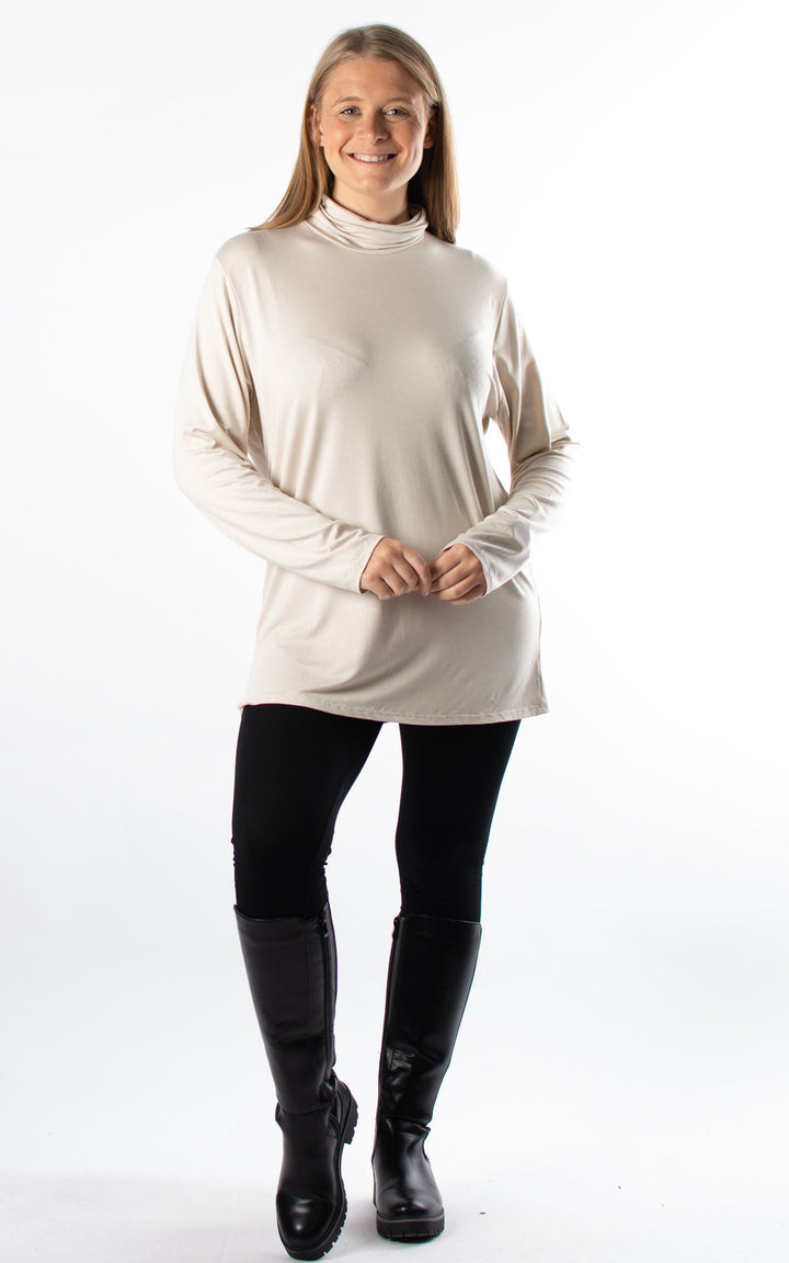 Basic Roll Neck | Beige