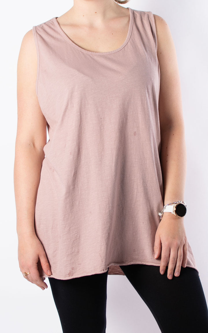 Basic Vest | Dusky Pink