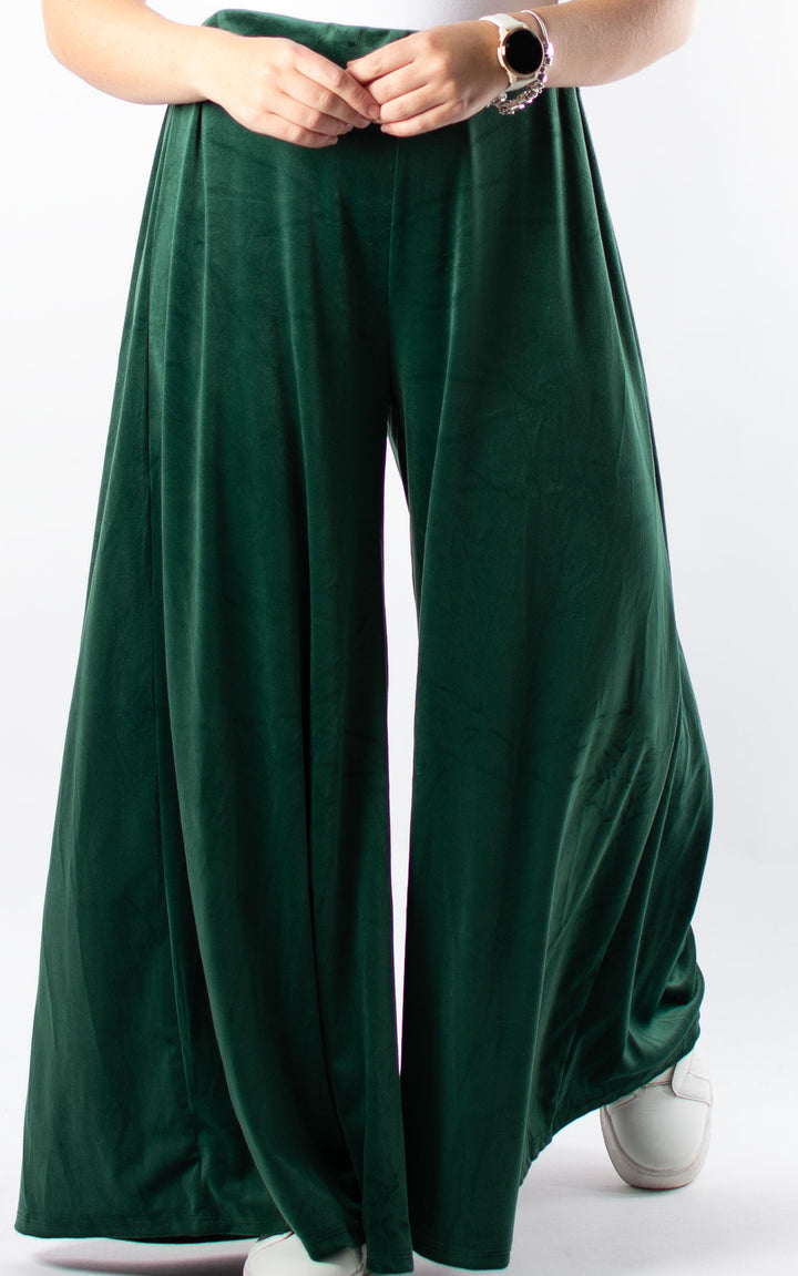 Cath Velvet Trousers | Green