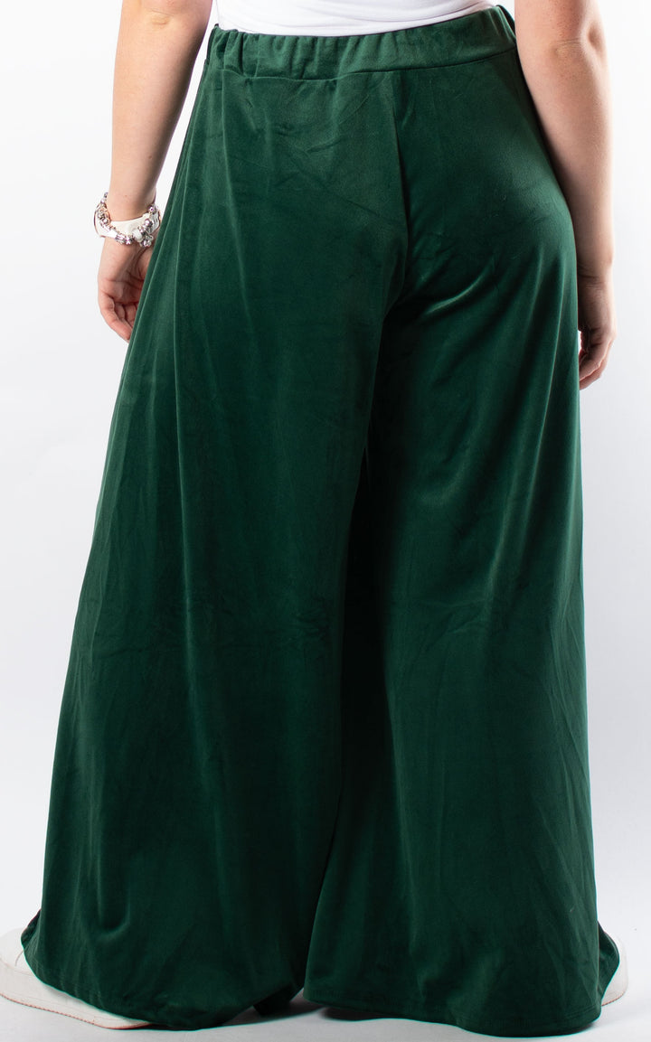 Cath Velvet Trousers | Green