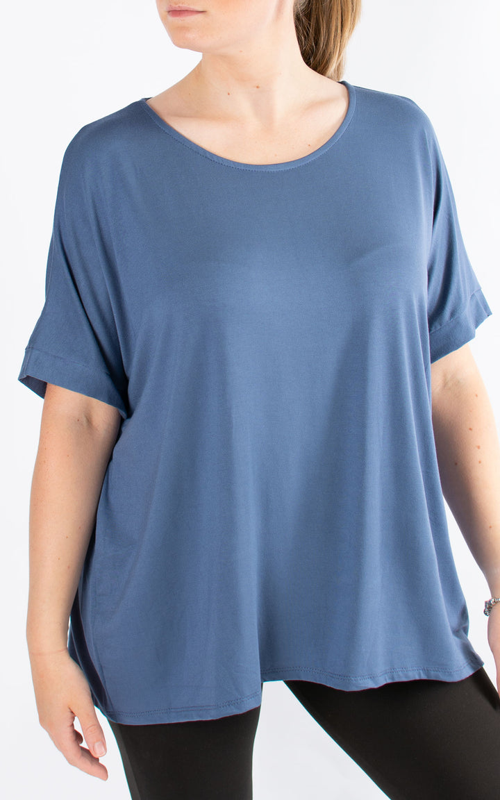 BASIC | Cap Sleeve | Denim