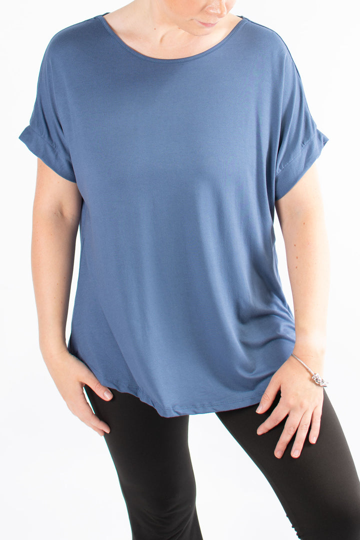 BASIC | Back Bow | Denim