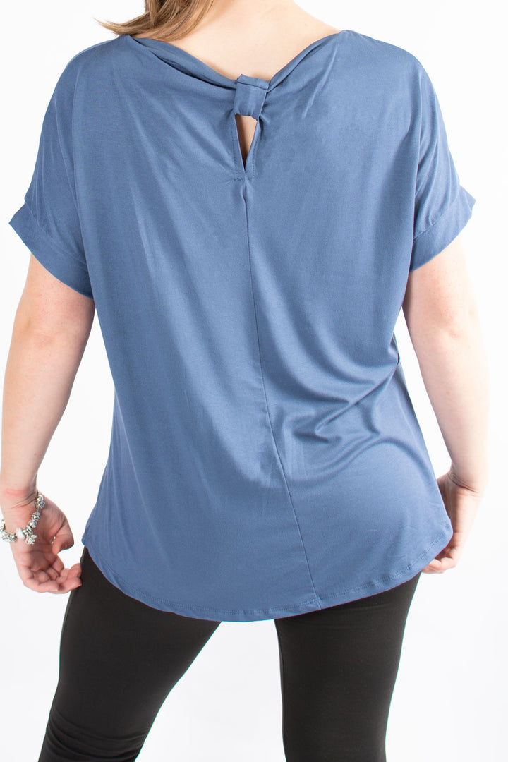 BASIC | Back Bow | Denim