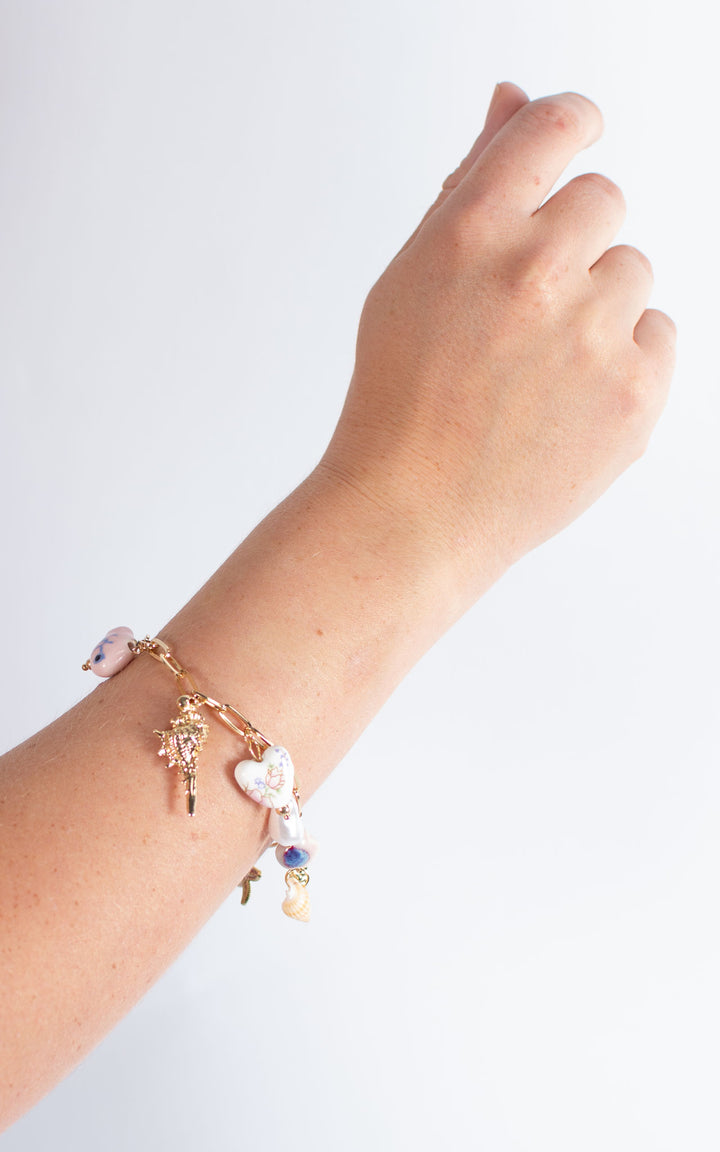 Bracelet | Seashells | Pink