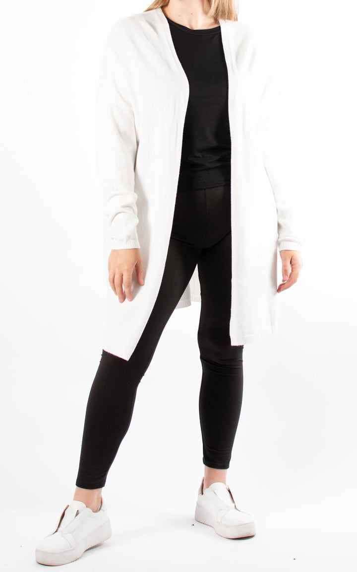 Joanne Soft Knit Cardigan |  White