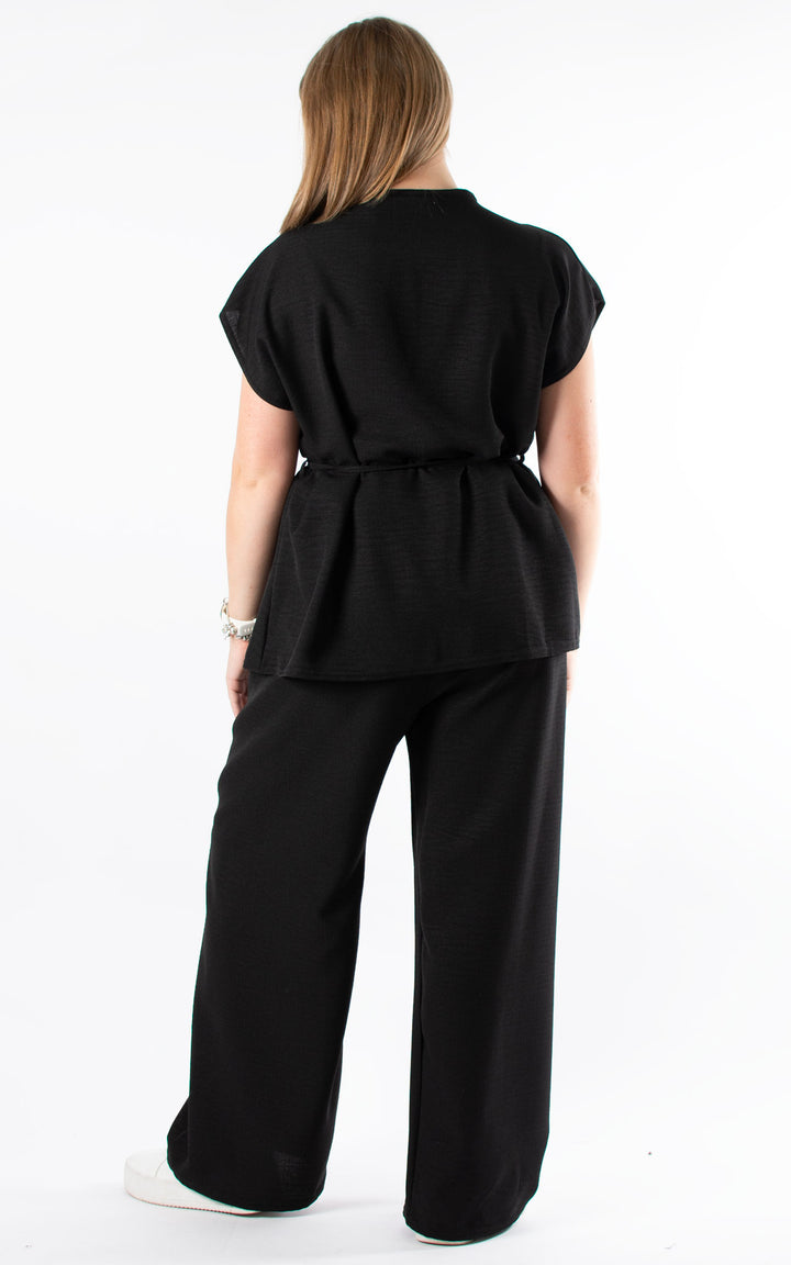 Waistcoat & Trousers Set | Black