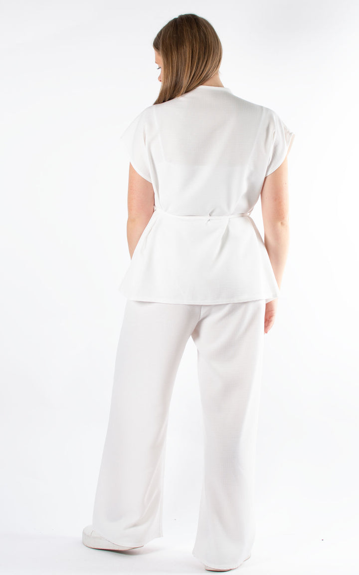 Waistcoat & Trousers Set | White