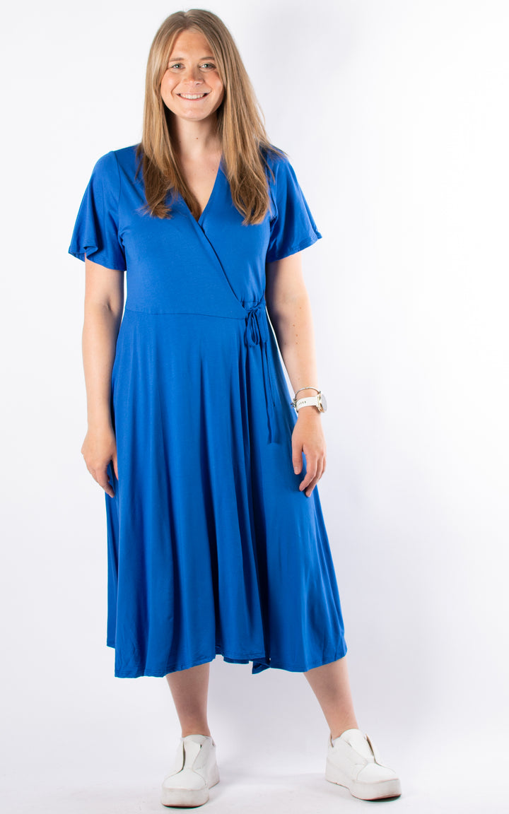 Wrap Dress | Cobalt