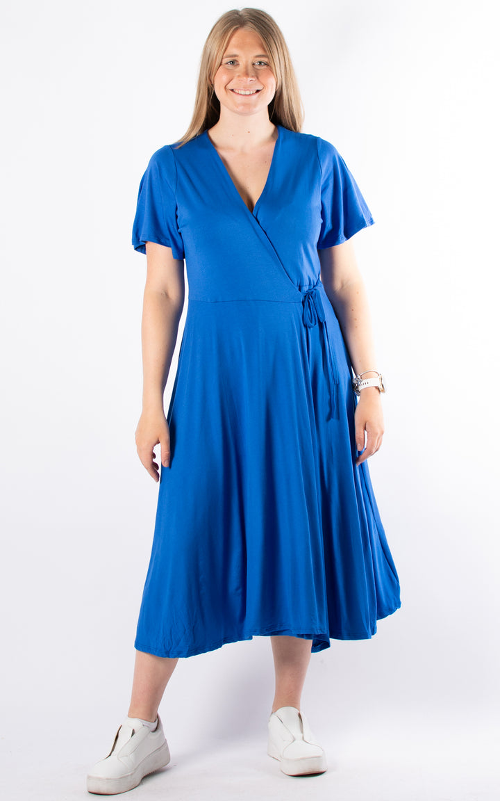 Wrap Dress | Cobalt