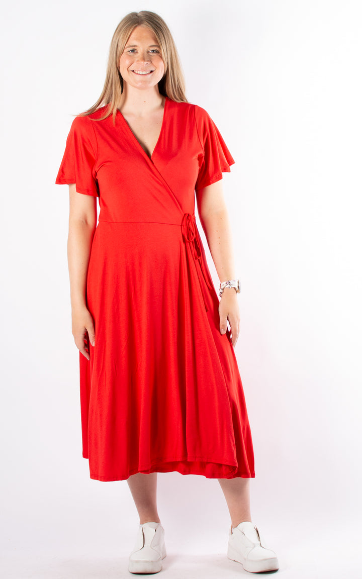 Wrap Dress | Red