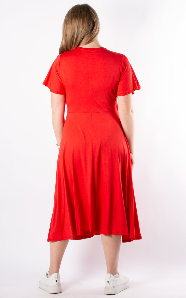 Wrap Dress | Red