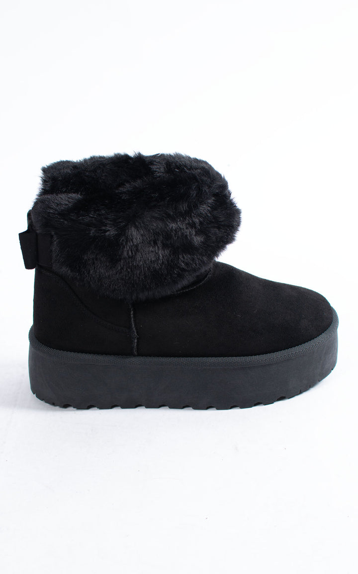 Fifi Fur Boots | Black