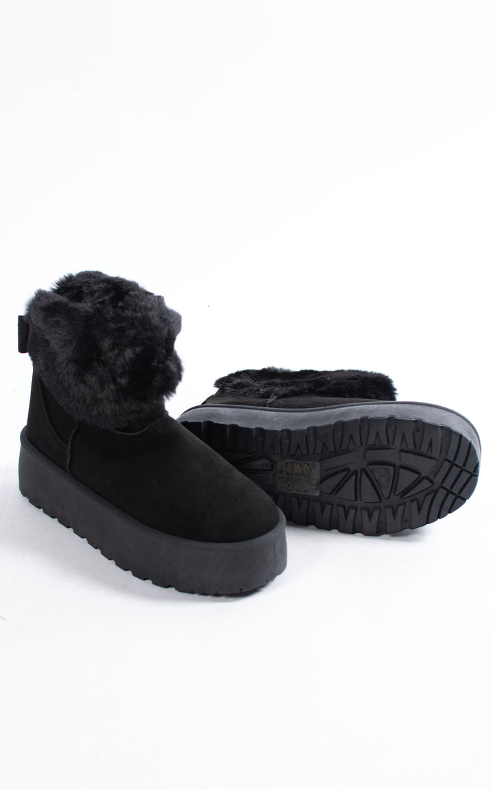Fifi Fur Boots | Black