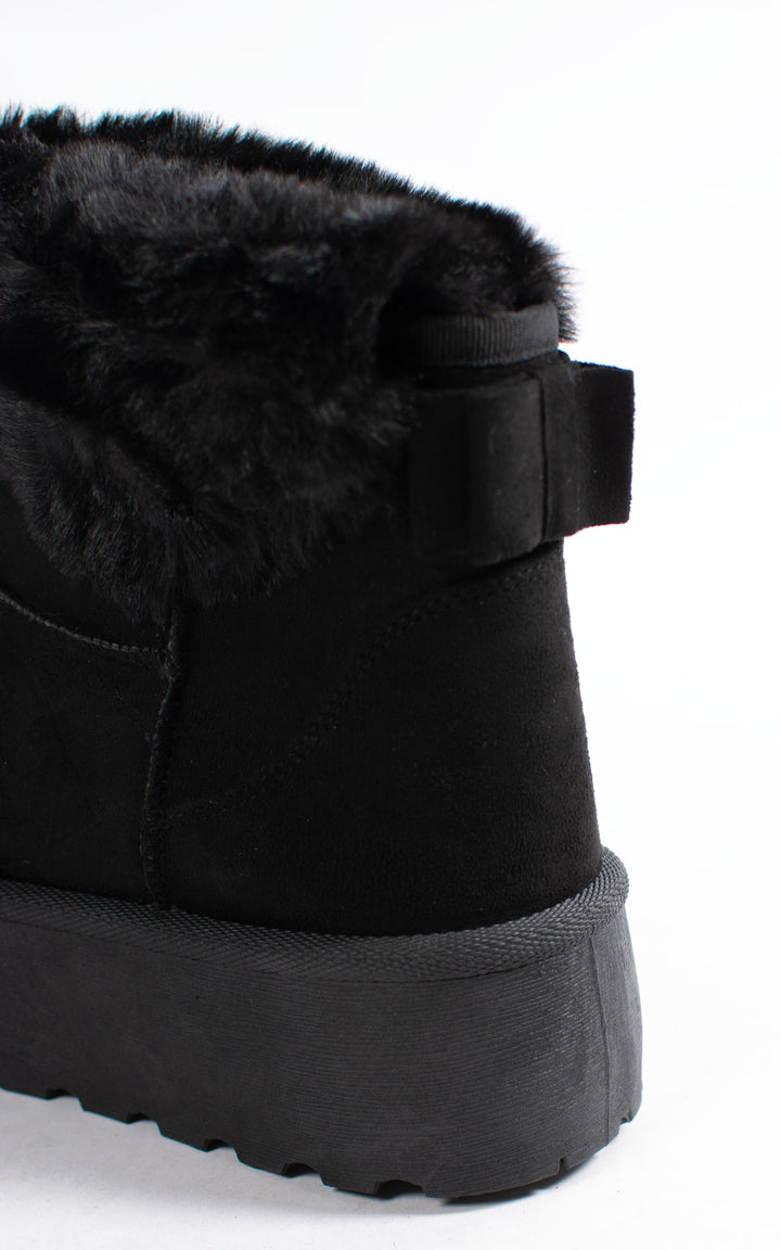 Fifi Fur Boots | Black