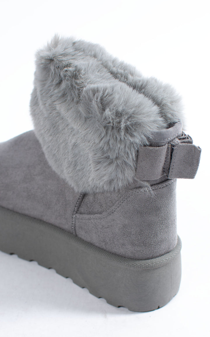 Fifi Fur Boots | Grey