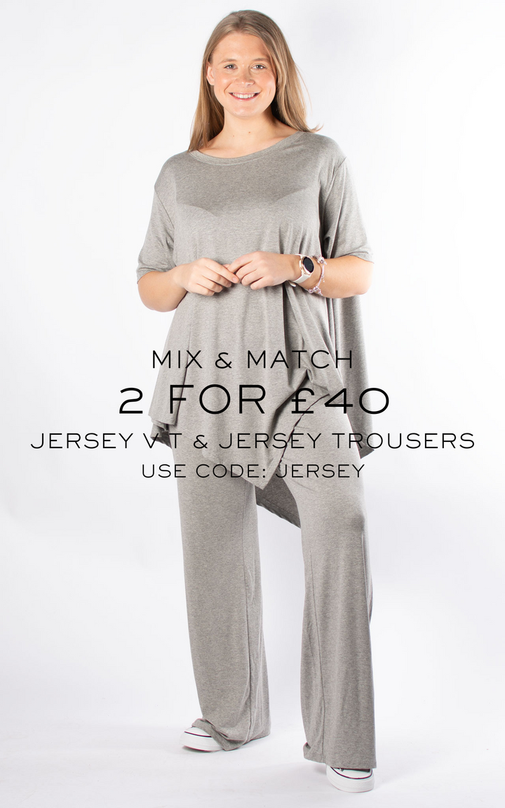 Jersey Trousers | Grey