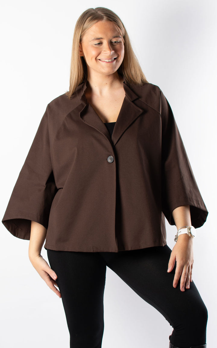Jane Jacket | Chocolate