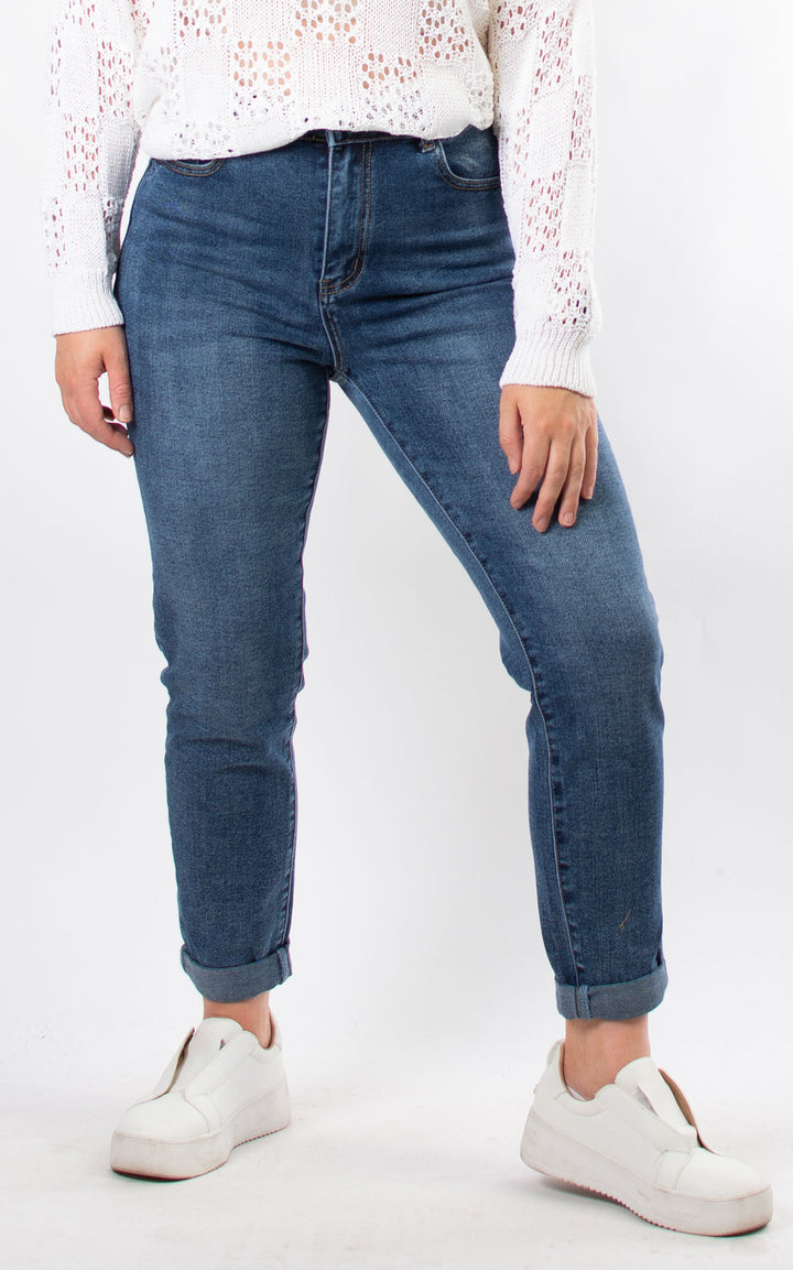Jeans | Mom | Dark Denim