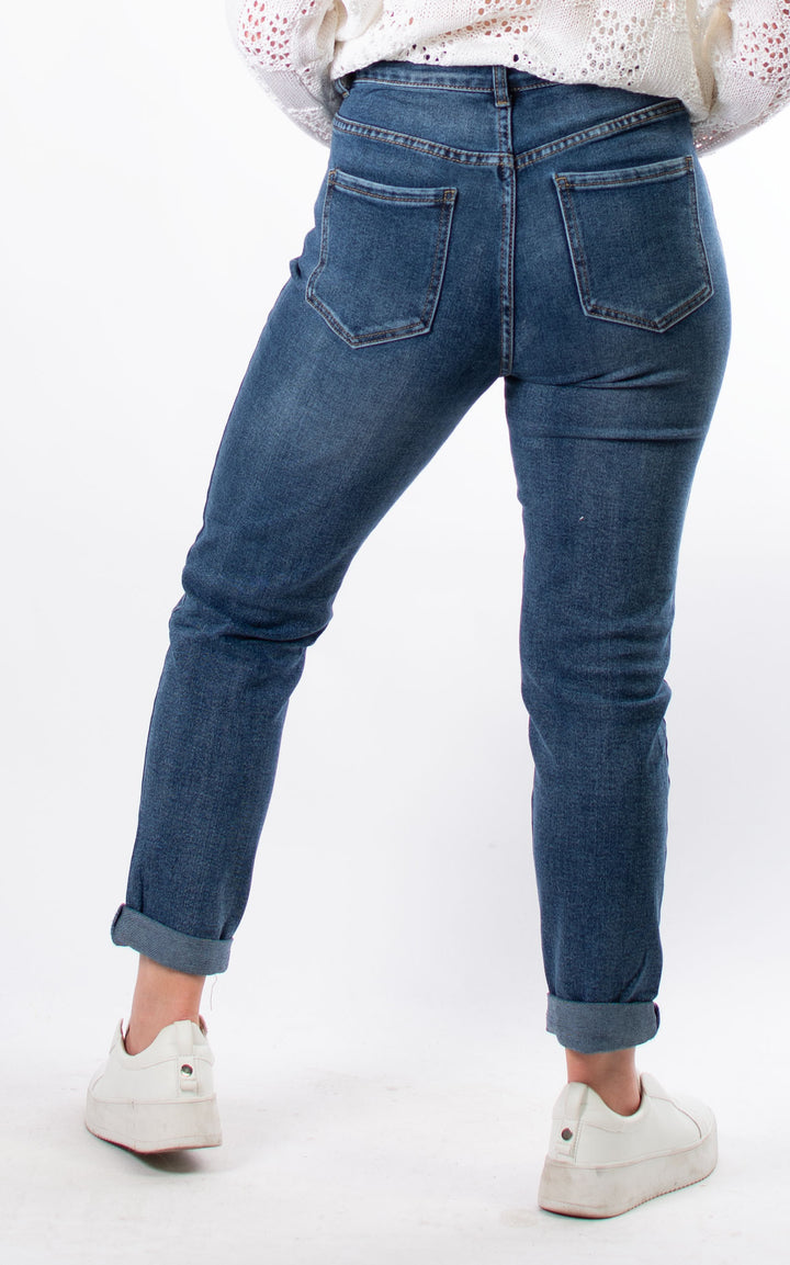 Jeans | Mom | Dark Denim