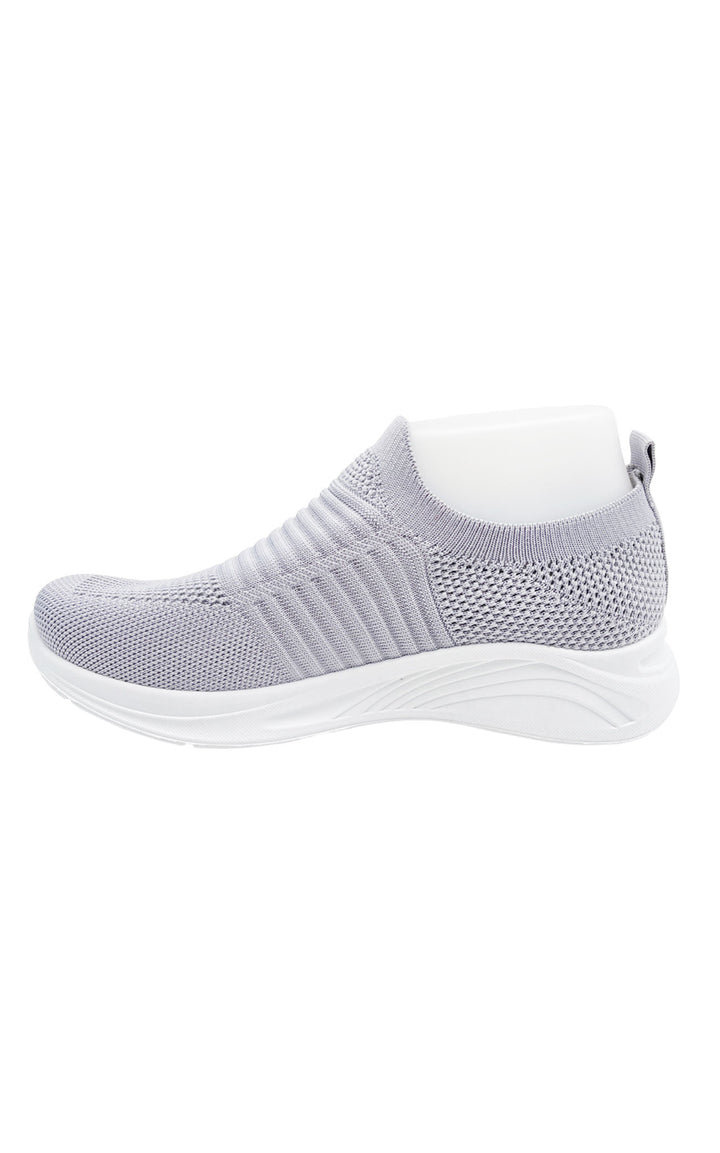 Joy Trainers | Slip On | Grey