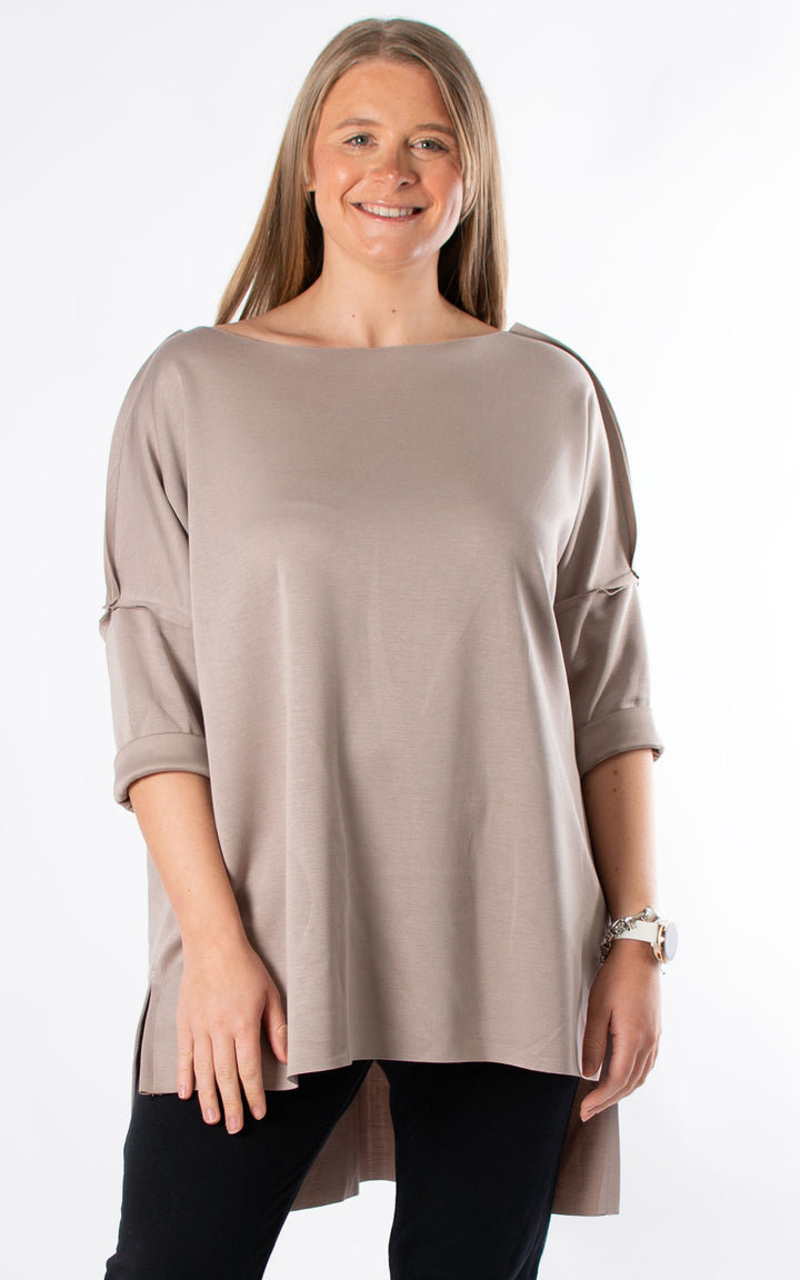 Karen Seam Top | Mocha