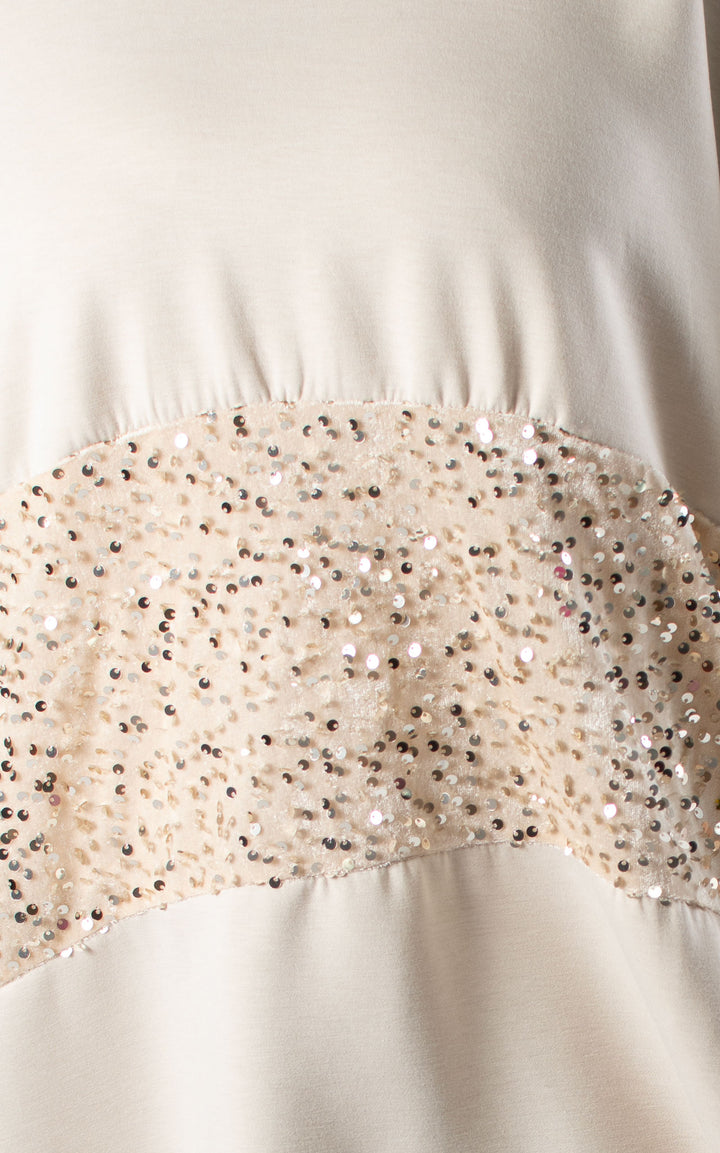 Keeley Tunic | Sequin | Beige