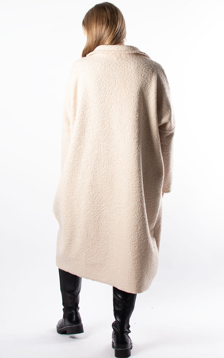 Kerry Boucle Coat | Oat