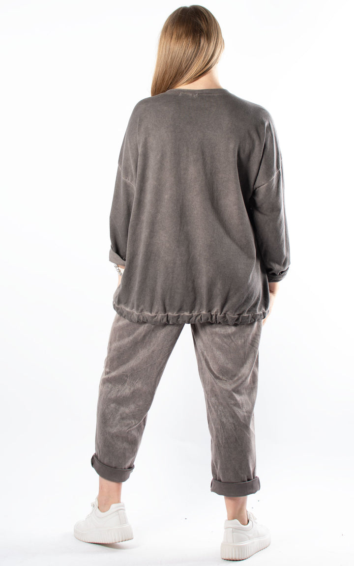 Linda Cherry Top | Coffee