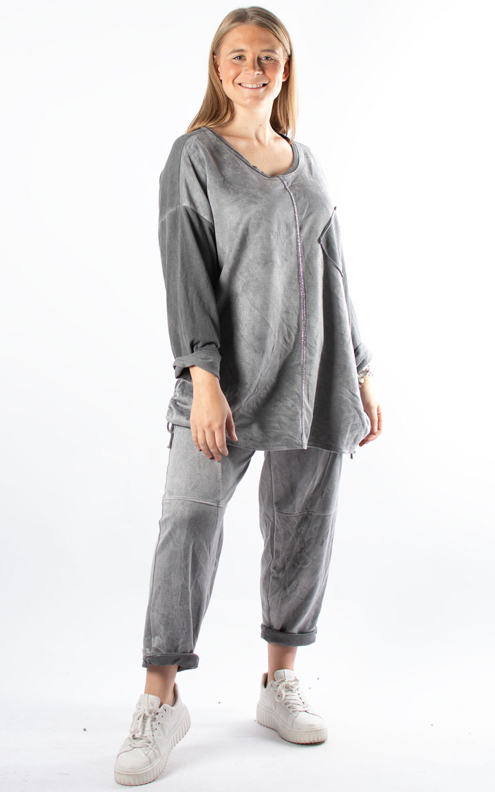 Linda Top | Grey