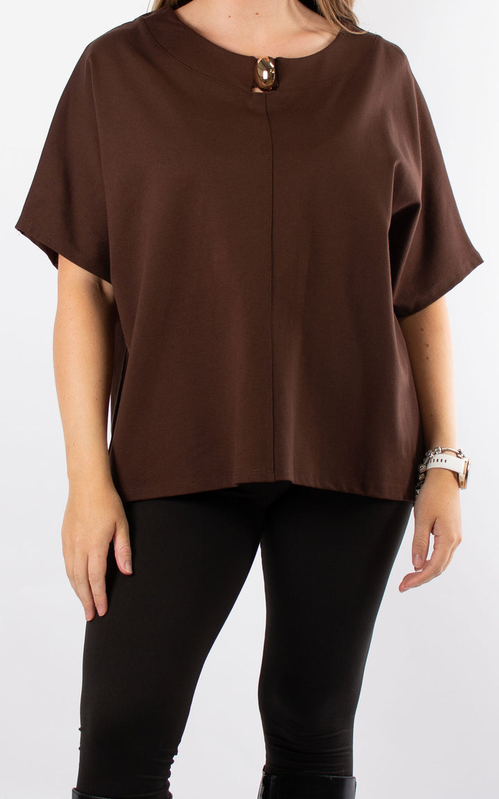 Lynn Top | Chocolate