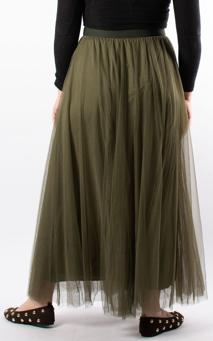 Mesh Tutu Skirt | Khaki
