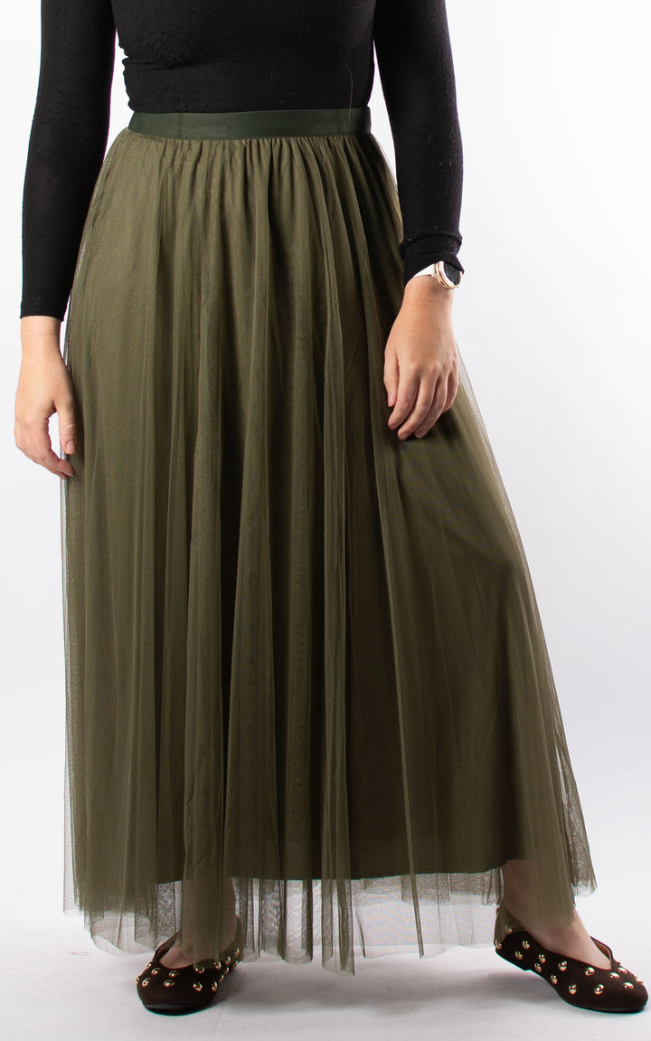 Mesh Tutu Skirt | Khaki