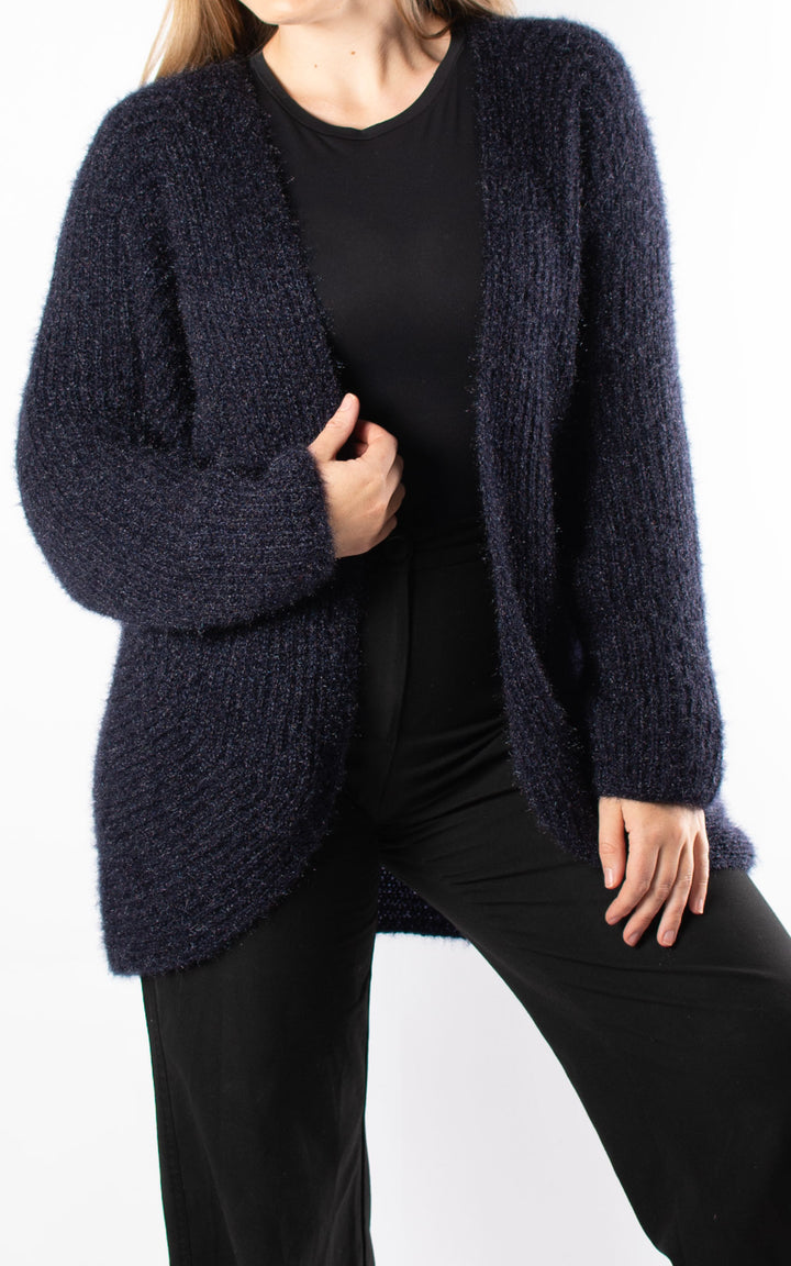 *PRE-ORDER* Open Knit Cardi | Navy