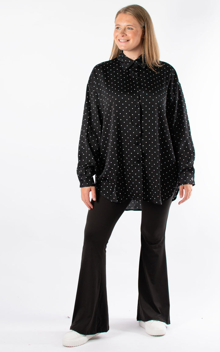 Polka Dot Shirt | Black