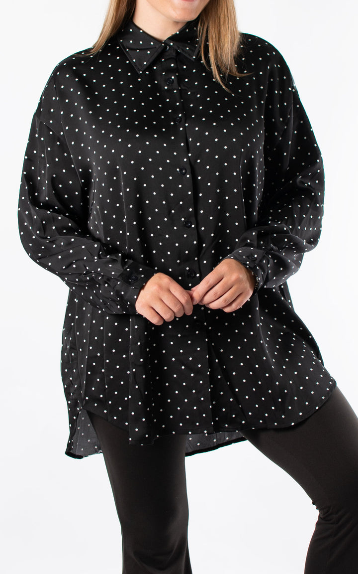 Polka Dot Shirt | Black