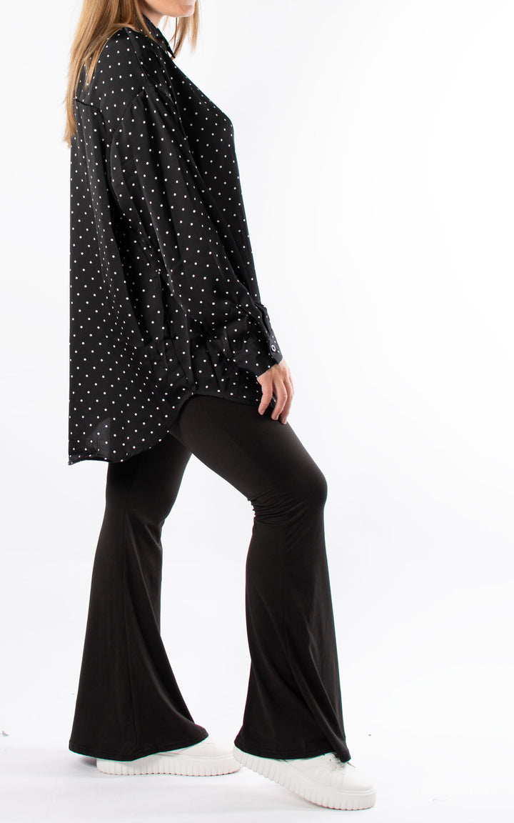 Polka Dot Shirt | Black