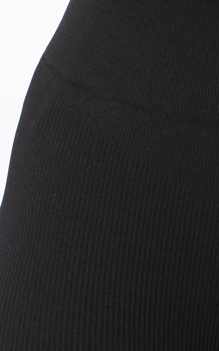 Ribbed Leggings | Black