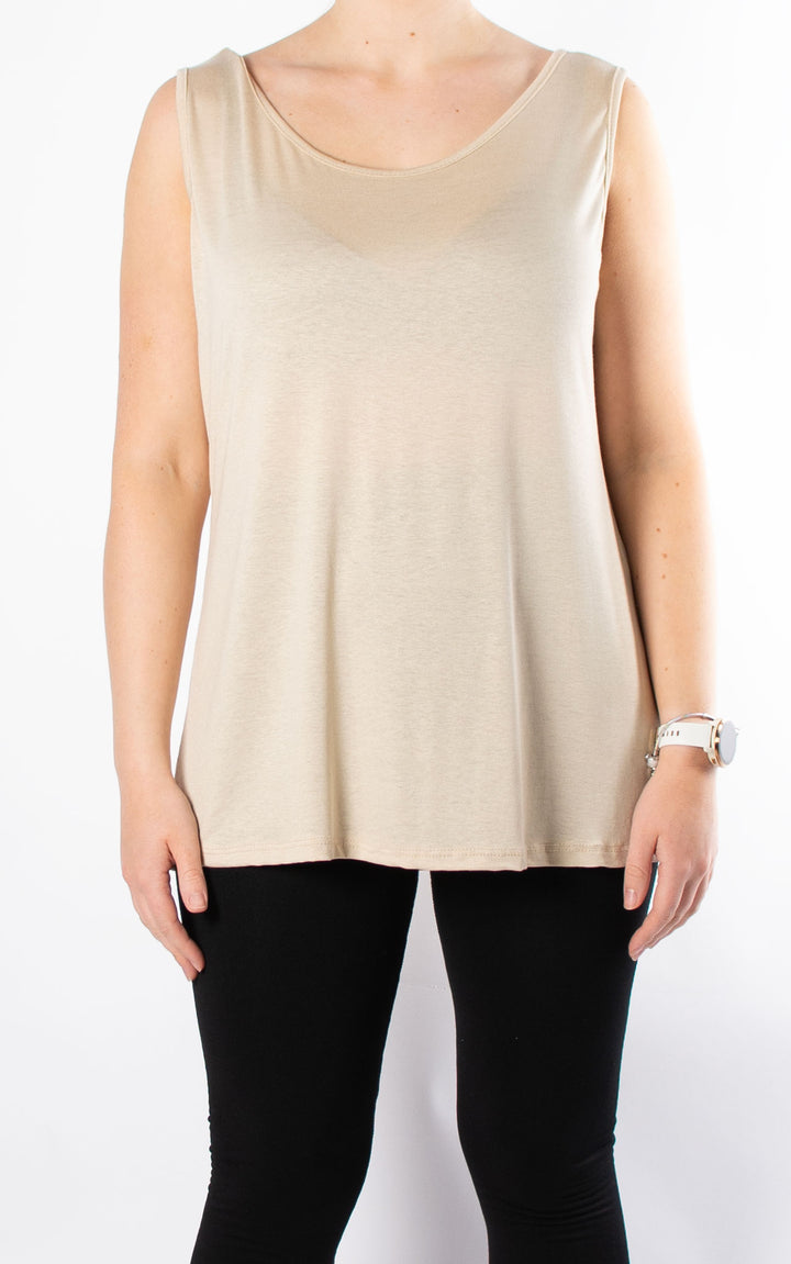 Ruth Basic Vest | Beige