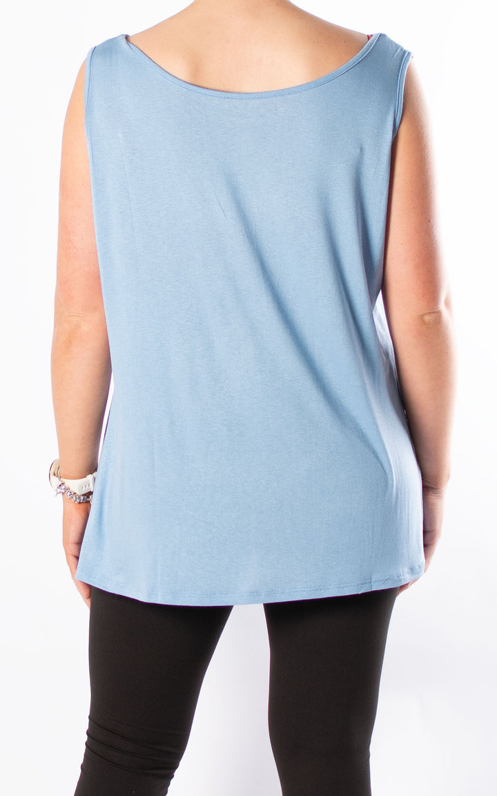 Ruth Basic Vest | Blue