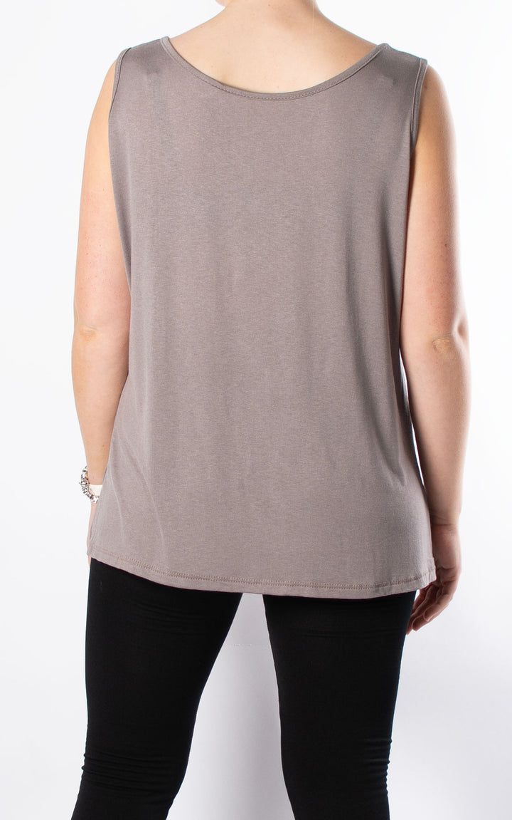 Ruth Basic Vest | Mocha