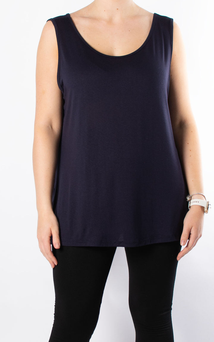 Ruth Basic Vest | Navy