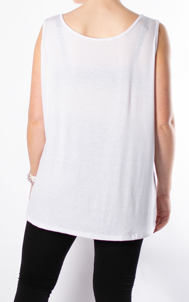 Ruth Basic Vest | White