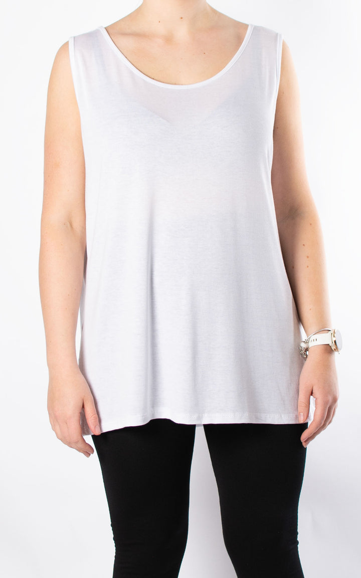 Ruth Basic Vest | White