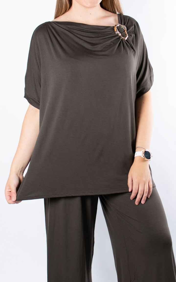 Sheila Top | Chocolate