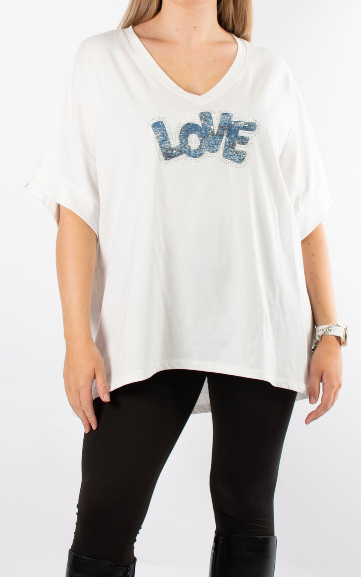 Sophie Love Top | White